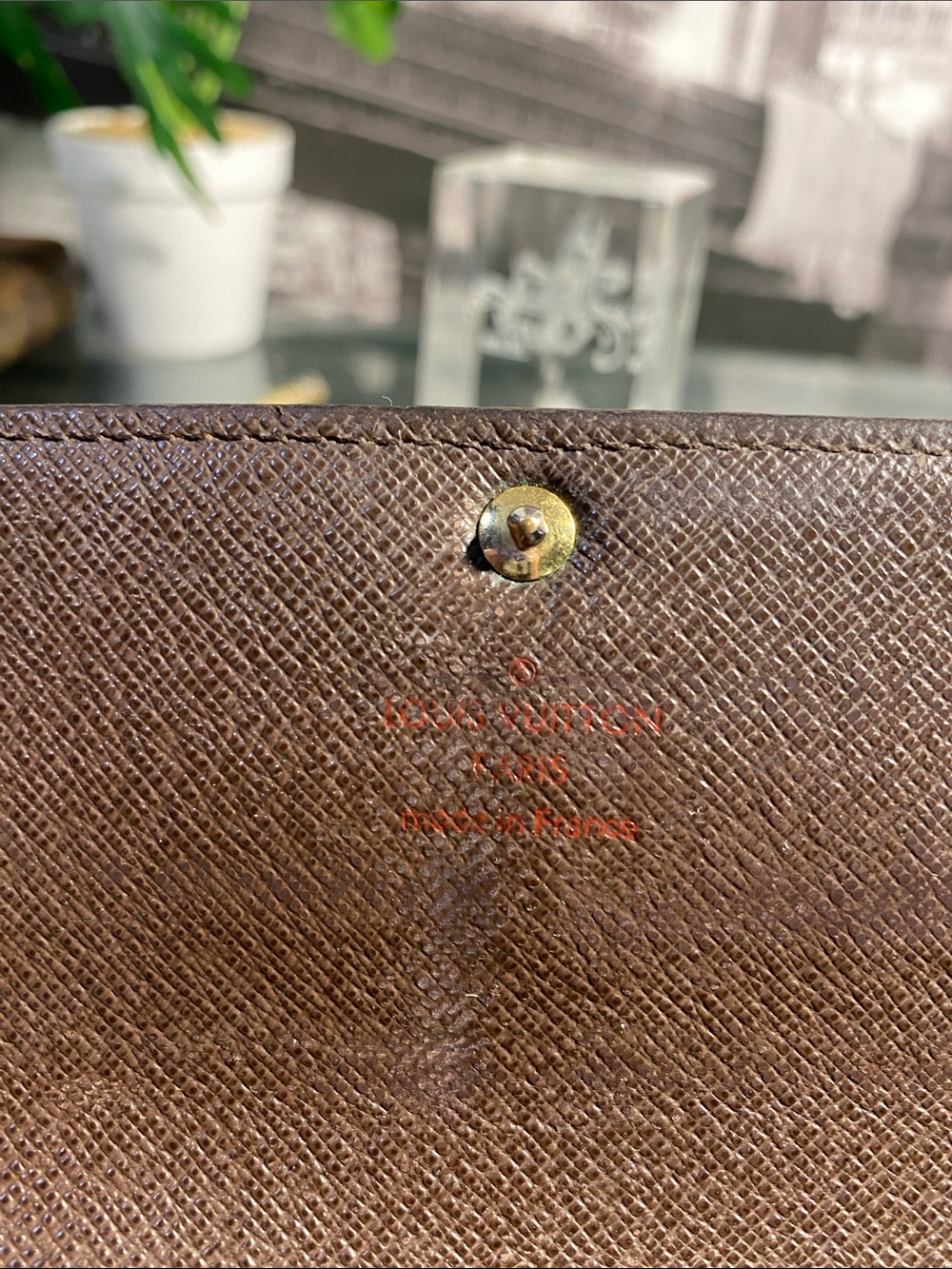 Authentic Louis Vuitton Damier Long Sarah Wallet - Picture 7 of 17